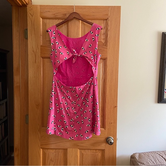 ModCloth umbrella print dress w/cut-out back - Size 12 - NWT - Picture 3 of 12